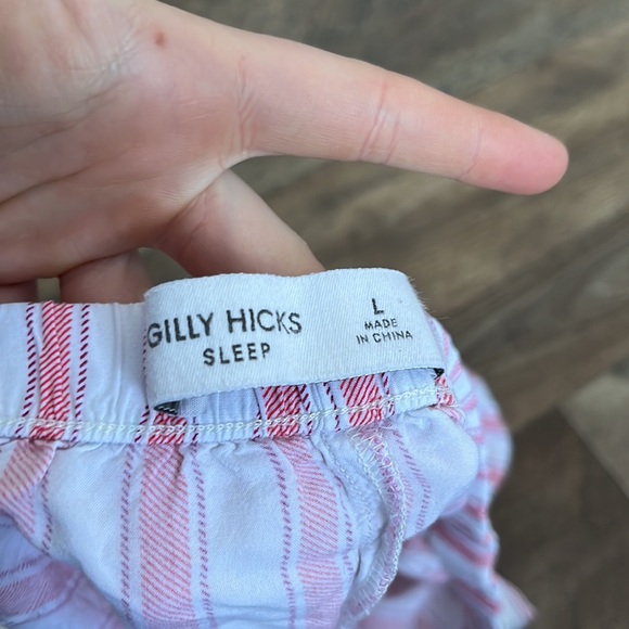 pink and white gilly hicks sleep shorts - Picture 3 of 4